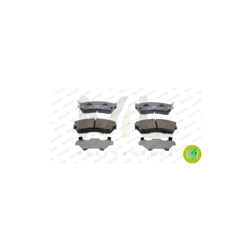 Ferodo Premier Eco Friction FDB588 Brake Pad Set With Acoustic Wear Warning, Without Accessories