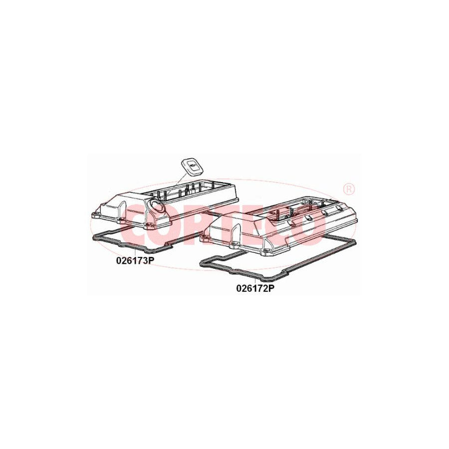 Corteco 026173P Rocker Cover Gasket