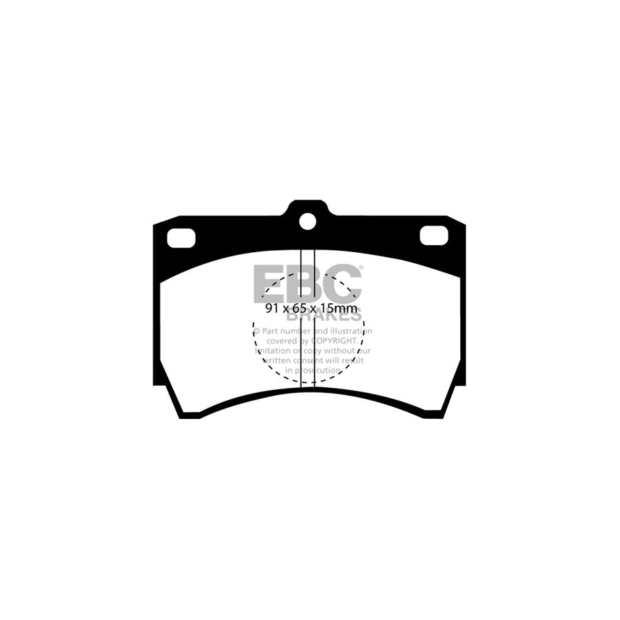 EBC DP607 Mazda 323 Ultimax Front Brake Pads 2 | ML Performance UK Car Parts