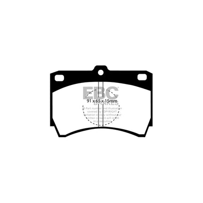 EBC DP607 Mazda 323 Ultimax Front Brake Pads 2 | ML Performance UK Car Parts
