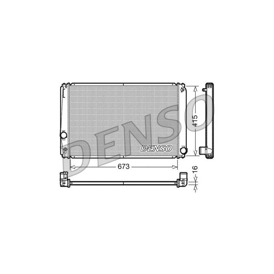DENSO DRM50051 Engine Radiator for Toyota Rav 4