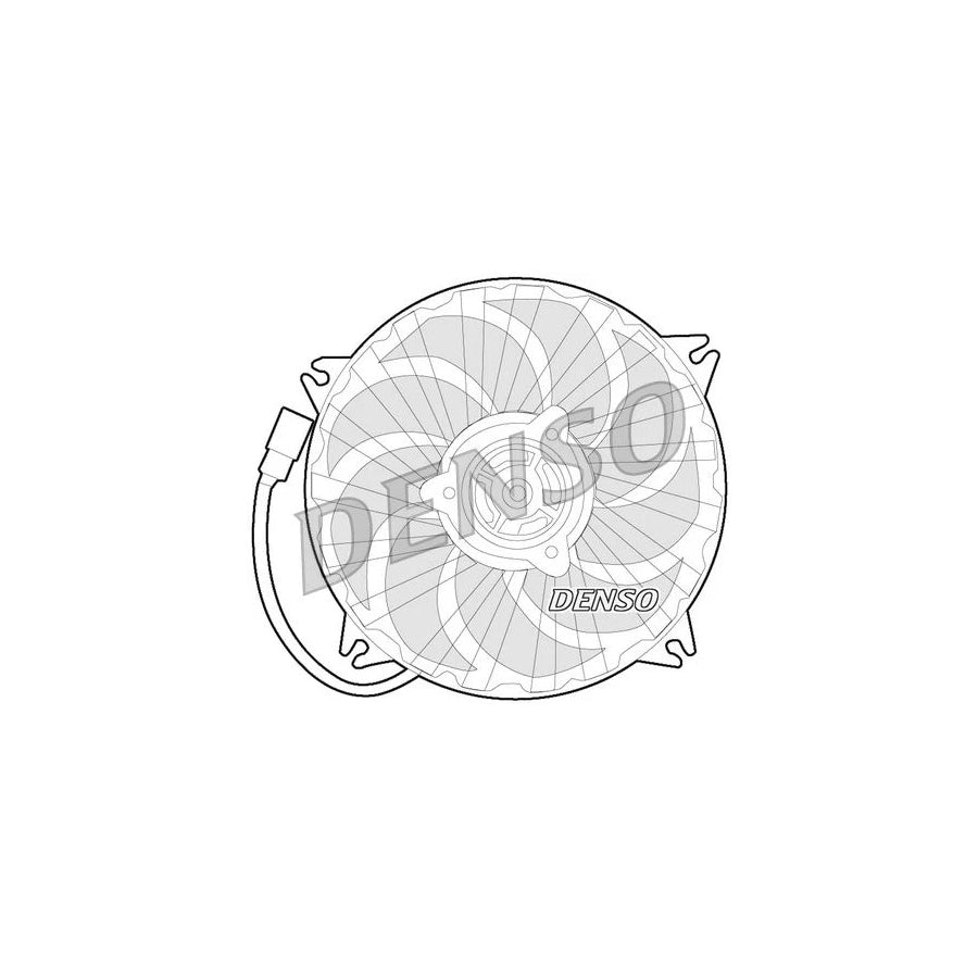 DENSO DER07007 Fan, Radiator