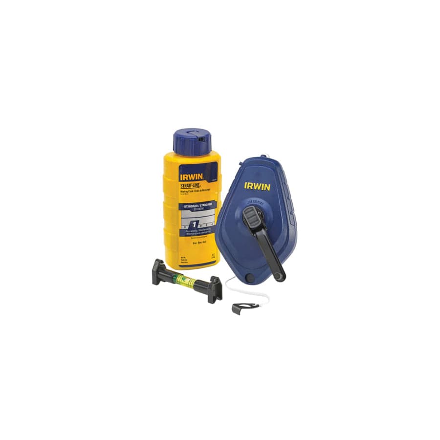 IRWIN® STRAIT-LINE® STL64494LP Chalk Line, Chalk & Level Set
