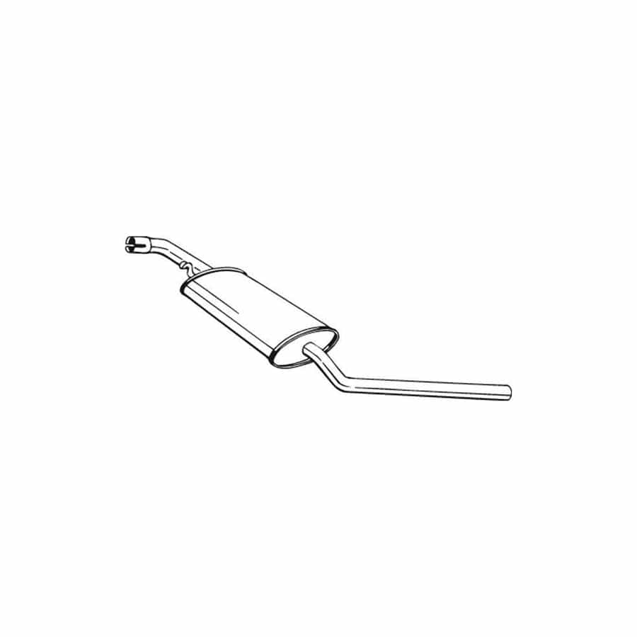 Bosal 281-465 Middle Silencer for VW Transporter