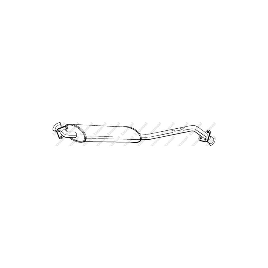 Bosal 281-871 Middle Silencer for BMW 3 Saloon (E21)
