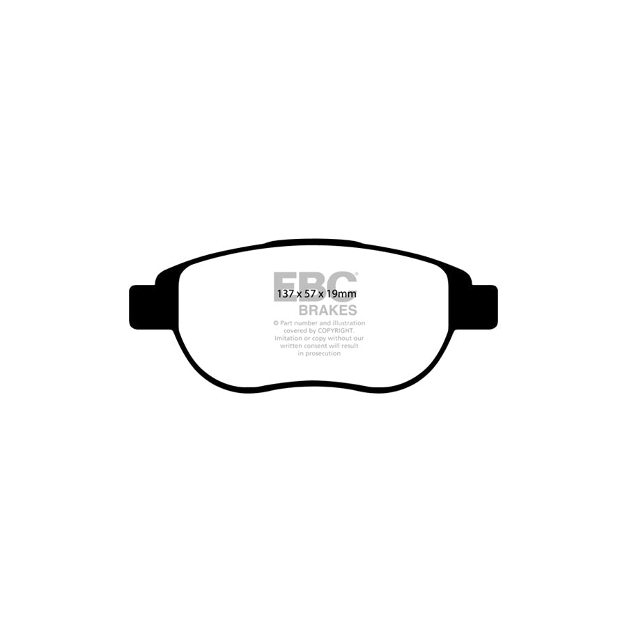 EBC PD40K1539 Peugeot 207 Ultimax Pad & Plain Disc Kit - Bosch Caliper 2 | ML Performance UK Car Parts