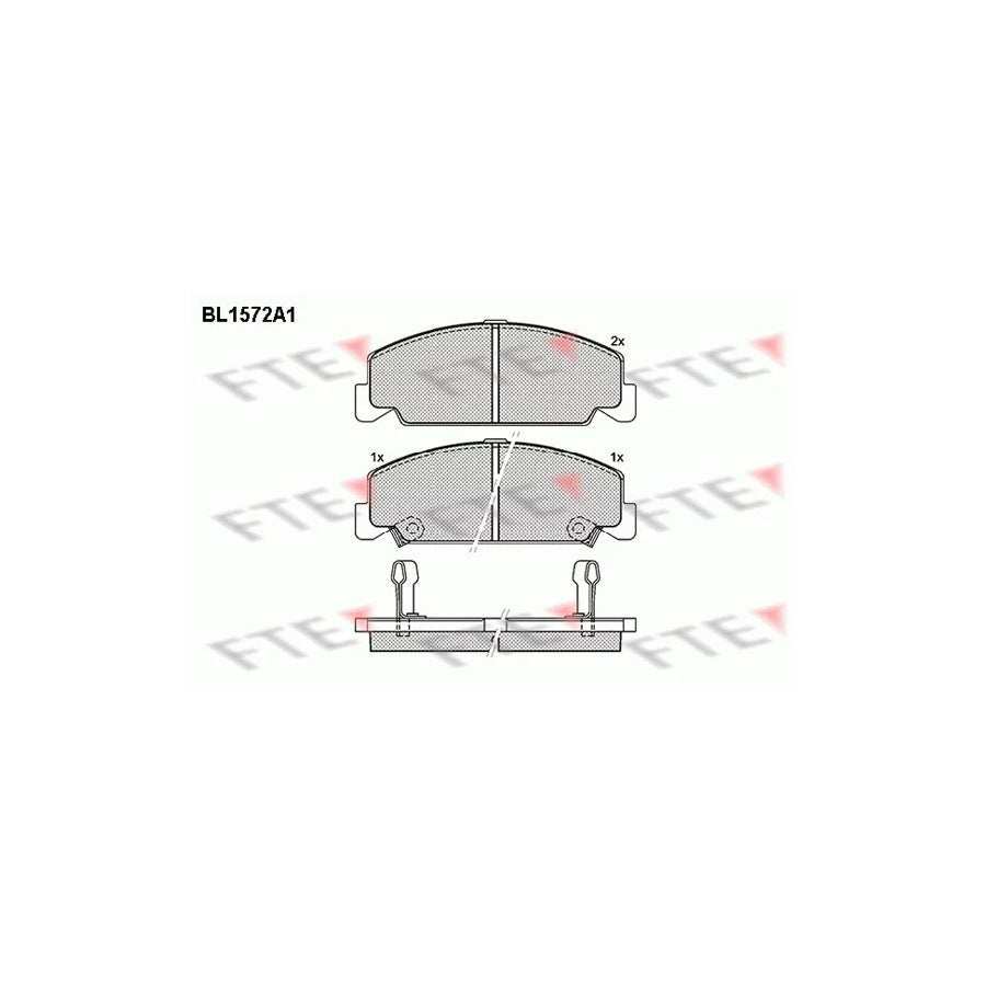 FTE Bl1572A1 Brake Pad Set