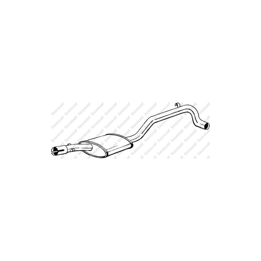 Bosal 281-913 Middle Silencer for Jaguar Xj Saloon (Xj40, Xj81)