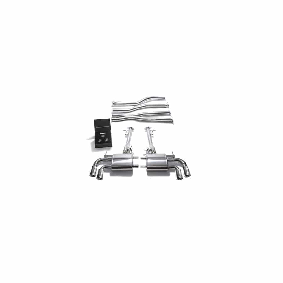 Armytrix LXLC5-QS11C Valvetronic Exhaust System Lexus LC500 5.0L V8 2017+ with  Quad Chrome 3.5"