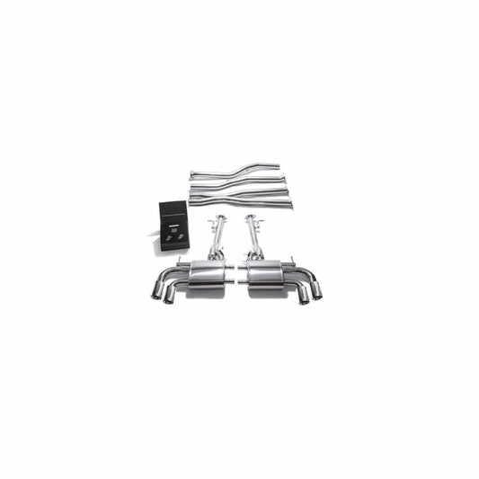 Armytrix LXLC5-QS11C Valvetronic Exhaust System Lexus LC500 5.0L V8 2017+ with  Quad Chrome 3.5"
