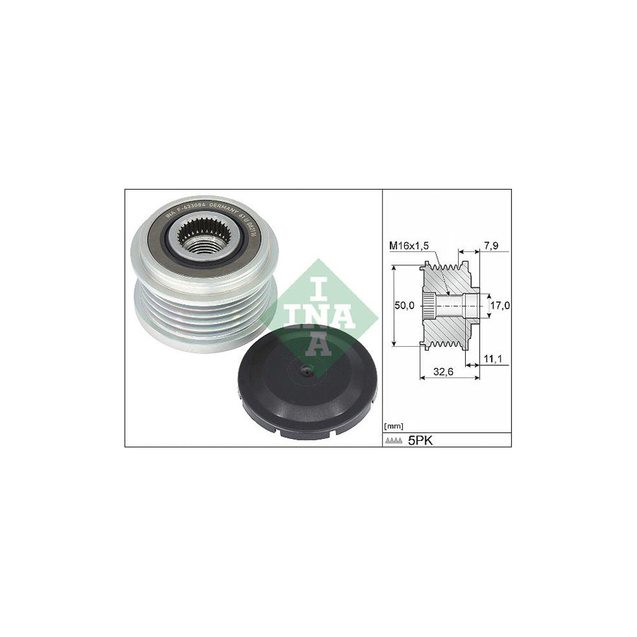 Ina 535 0359 10 Alternator Freewheel Clutch