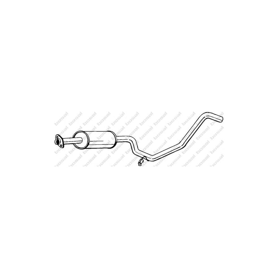 Bosal 281-887 Middle Silencer for Opel Kadett