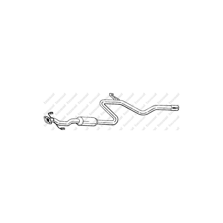 Bosal 282-203 Middle Silencer for Nissan Sunny