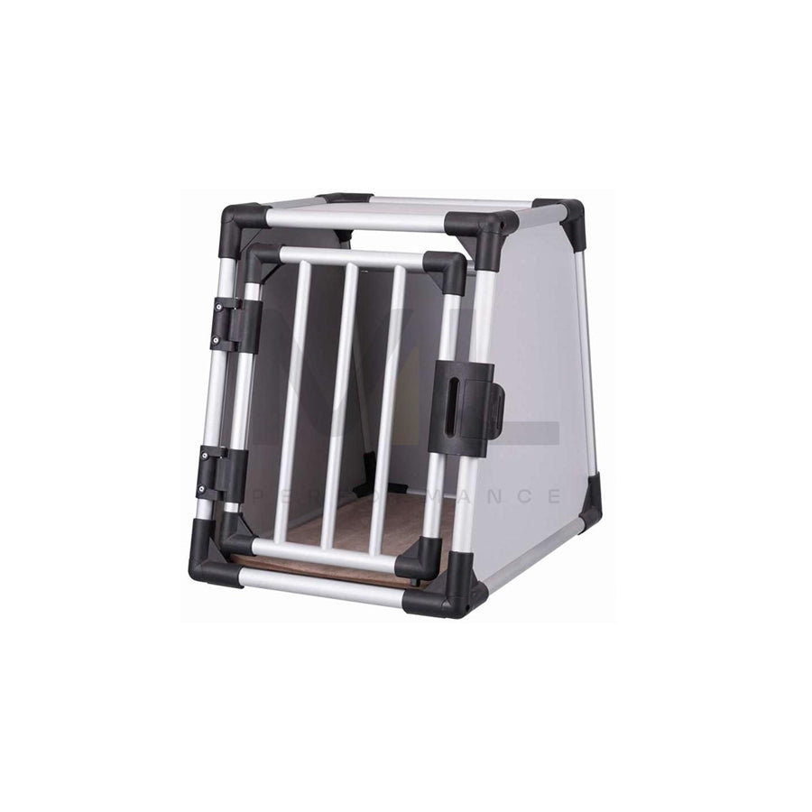 JOLLYPAW 7721851 Dog carrier Aluminium, Size: M, Colour: Light Grey, Silver