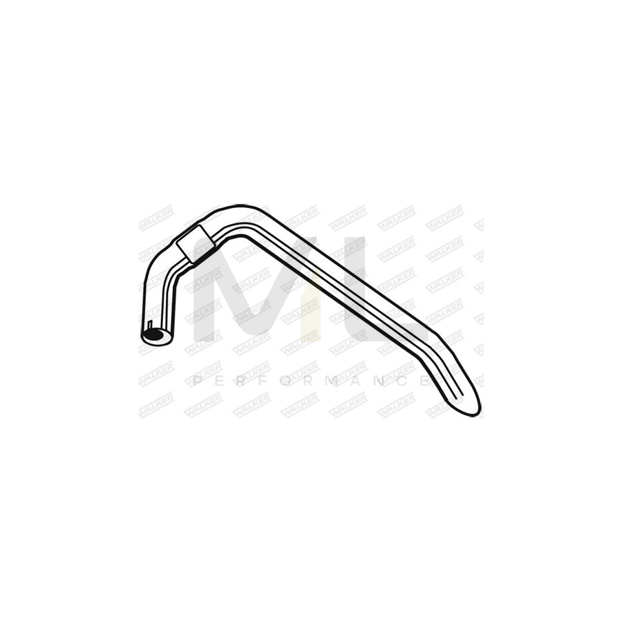 WALKER 10680 Exhaust tip for VW Touran I (1T3) 540mm, 2,390kg