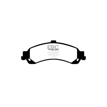 EBC PD06KR118 Cadillac Chevrolet Gmc Greenstuff Rear Brake Pad & USR Disc Kit 2 | ML Performance UK Car Parts