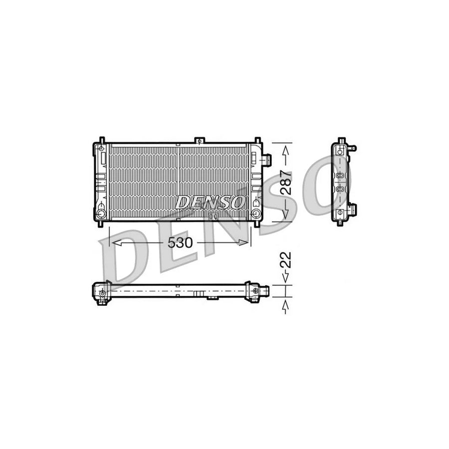 DENSO DRM20062 Engine Radiator
