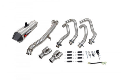Scorpion RKA141SYSSEO Kawasaki Ninja ZX-25R Serket Taper Full System - Brushed Stainless Steel Sleeve | ML Performance UK UK