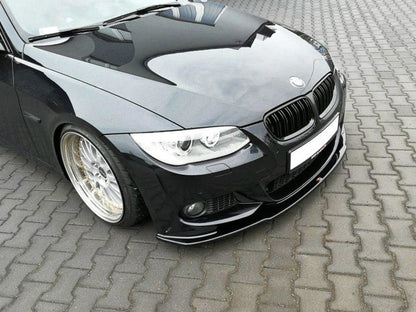 Maxton Design BM-3-92F-MPACK-FD1T Front Splitter V.1 BMW Series 3 E92 M-Pack (Facelift) | ML Performance UK Car Parts