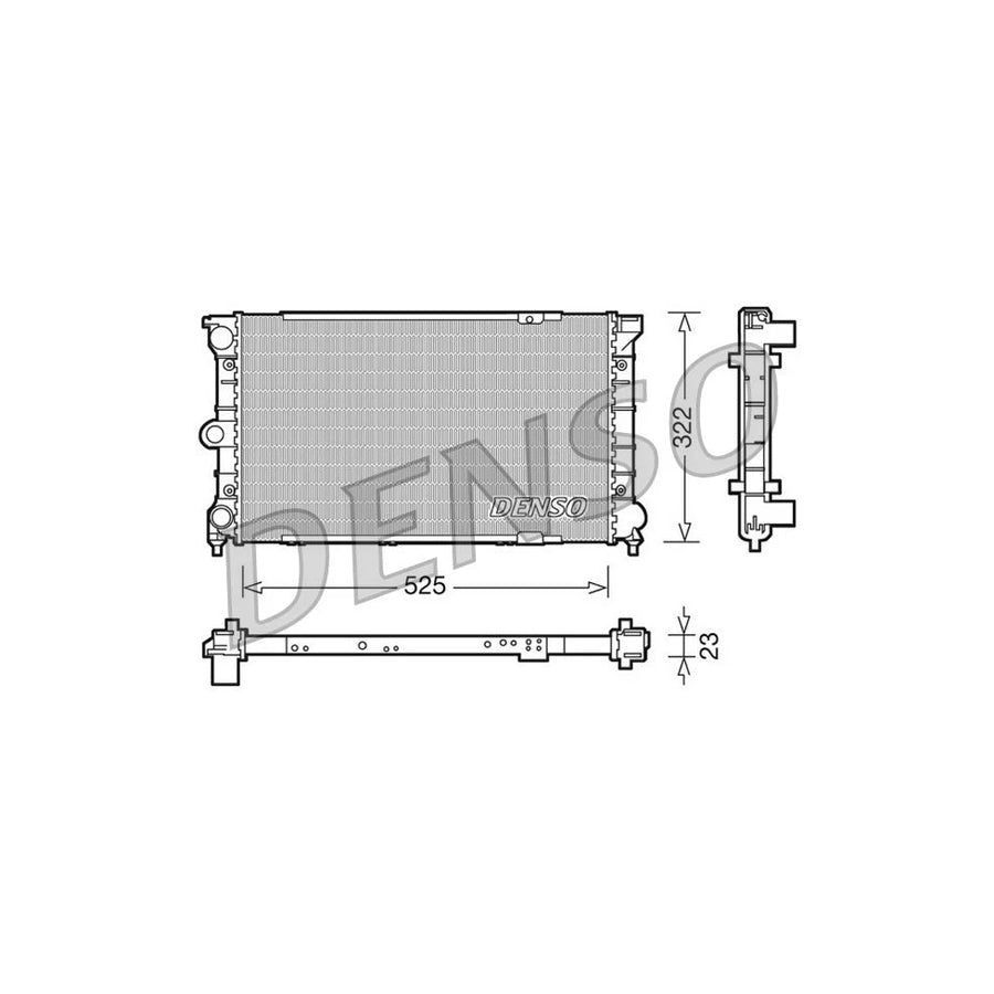 DENSO DRM32031 Engine Radiator