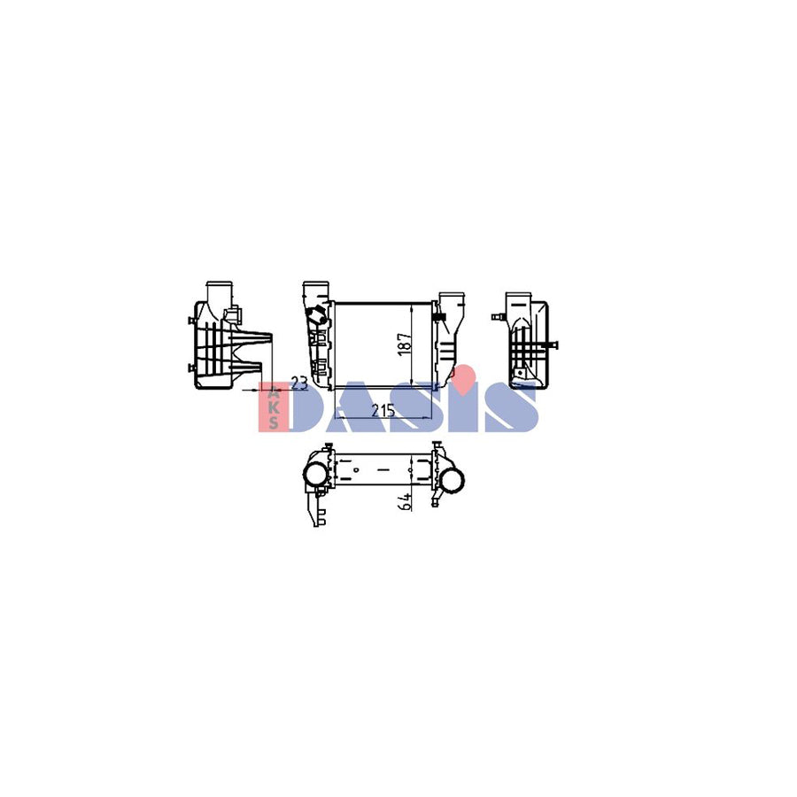 AKS Dasis 047027N Intercooler