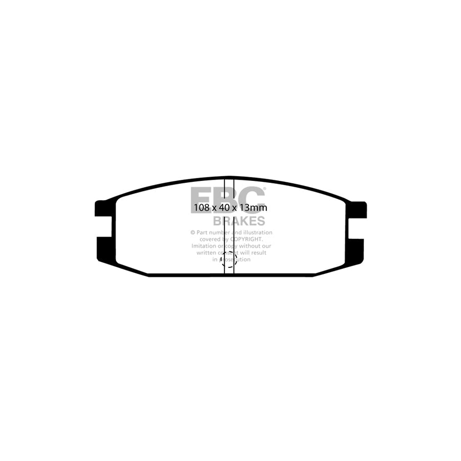 EBC DP611 Mitsubishi Ultimax Rear Brake Pads (Inc. Pajero & Shogun) 2 | ML Performance UK Car Parts