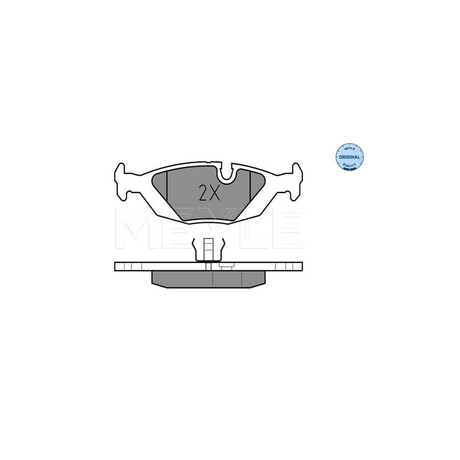 Meyle 025 210 8914 Brake Pad Set