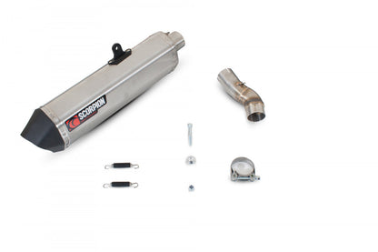 Scorpion RHA106SEO Honda CBF1000 Serket Parallel Slip-On - Brushed Stainless Steel Sleeve | ML Performance UK UK