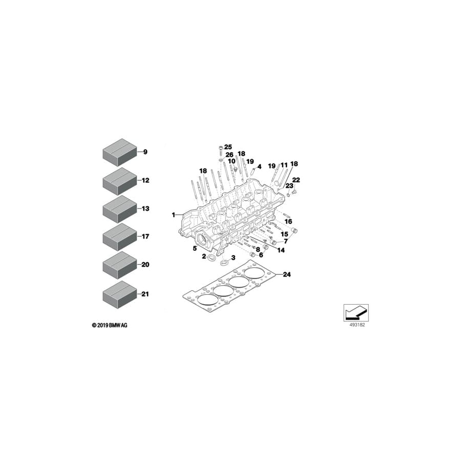 Genuine BMW 11121416121 Classic Connector D=16 (Inc. E36 320i)