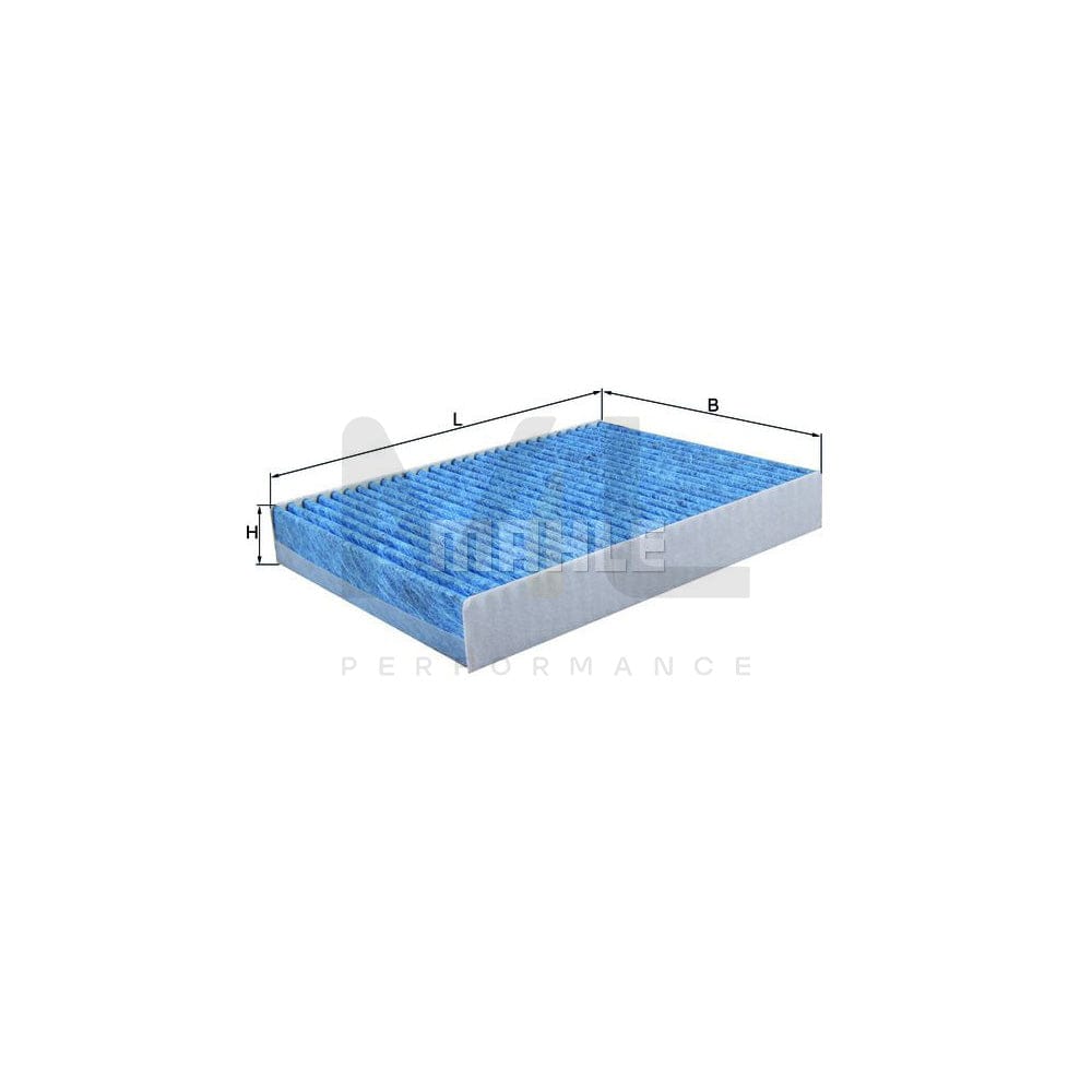 MAHLE ORIGINAL LAO 686 Pollen filter Activated Carbon Filter, with anti-allergic effect, with antibacterial action, CareMetix®