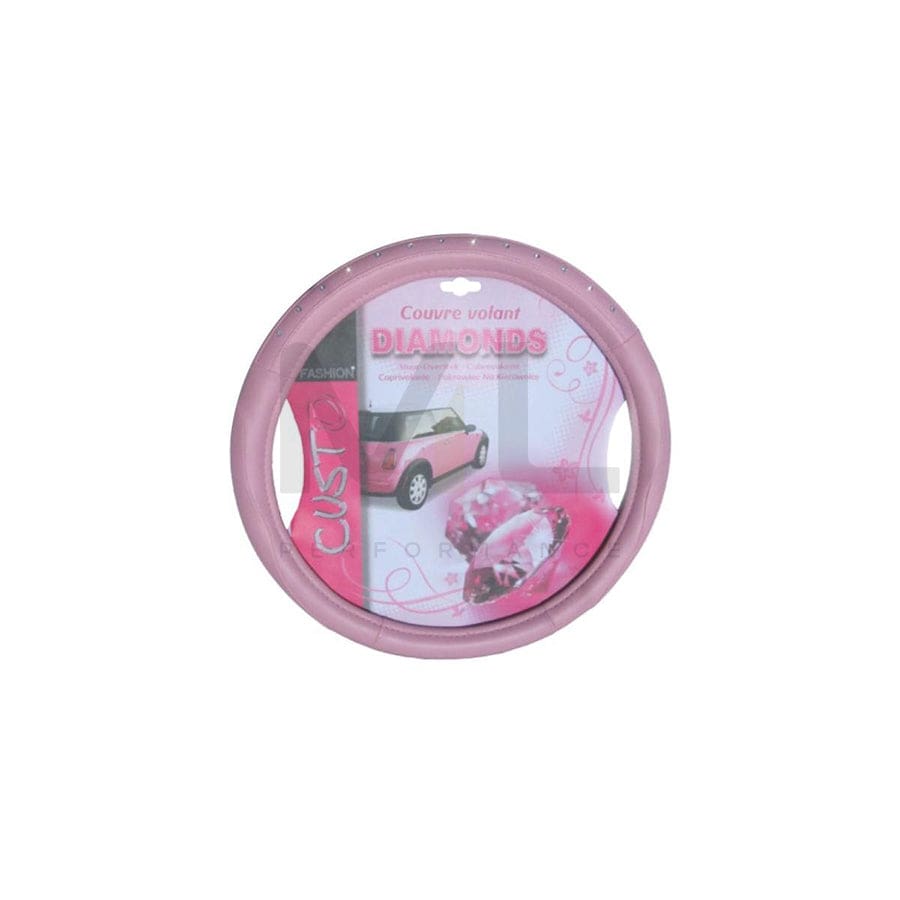 MAMMOOTH Pink Diamond A050 174150 Steering wheel cover Deep Pink, Ø: 36-38cm, PVC