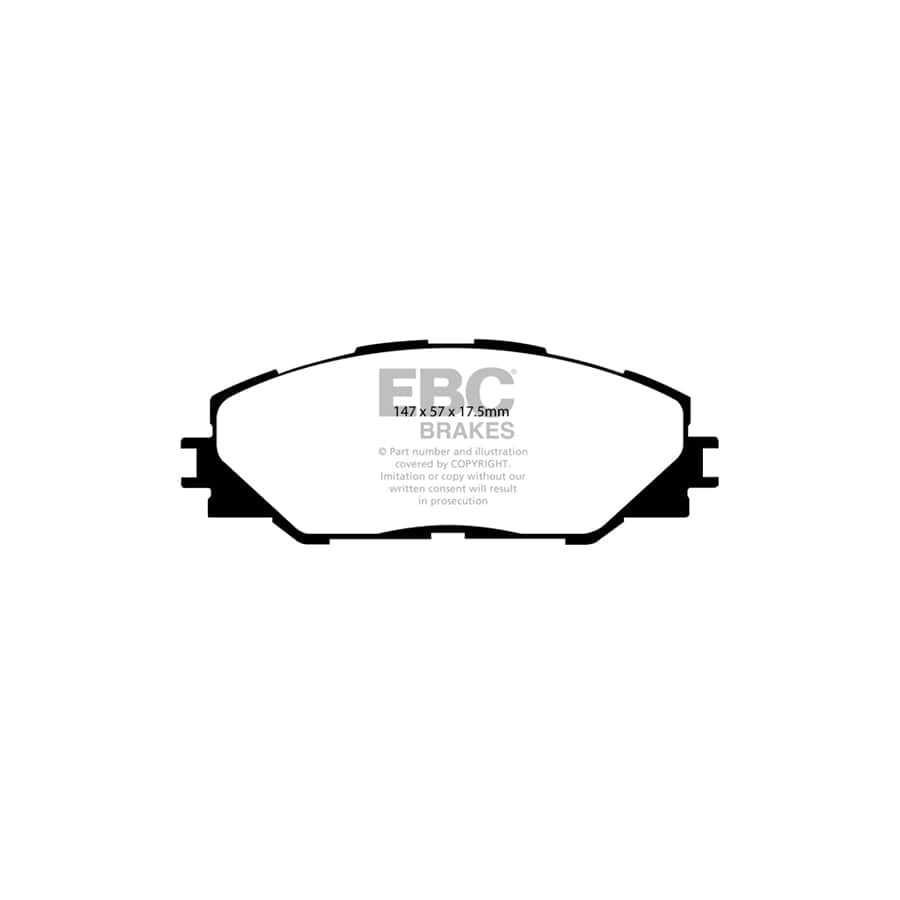 EBC PD40K1875 Toyota Ultimax Pad & Plain Disc Kit (Inc. Mirai & Prius Plus) 2 | ML Performance UK Car Parts