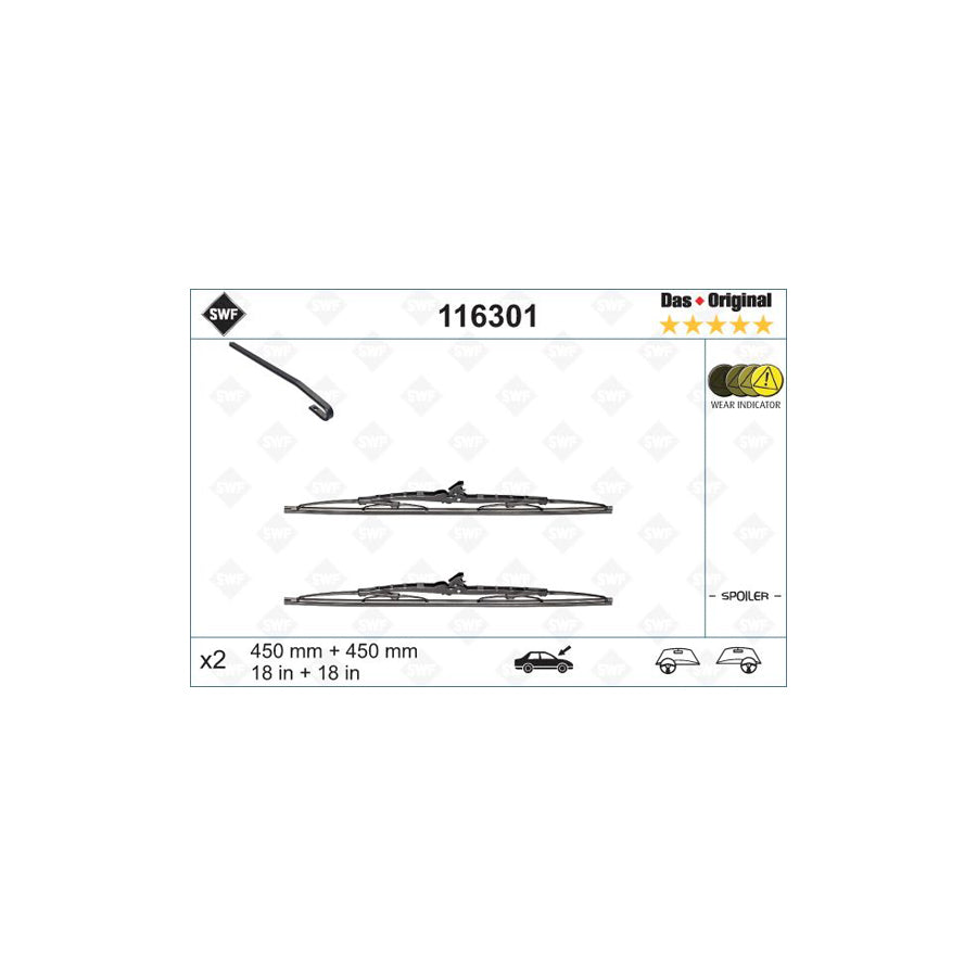 Swf Original 116301 Wiper Blade