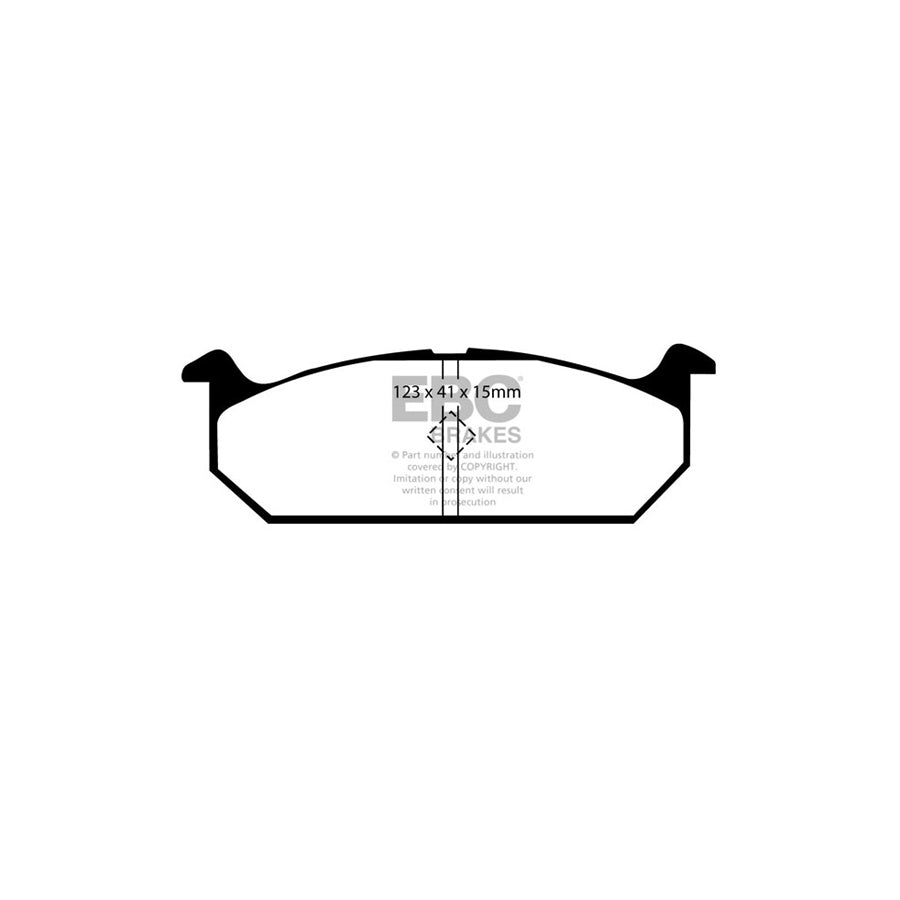 EBC DP613 Suzuki Swift Ultimax Front Brake Pads 2 | ML Performance UK Car Parts