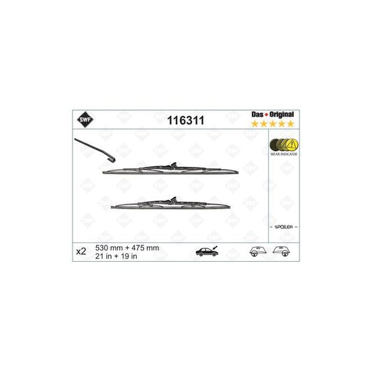 Swf Original 116311 Wiper Blade