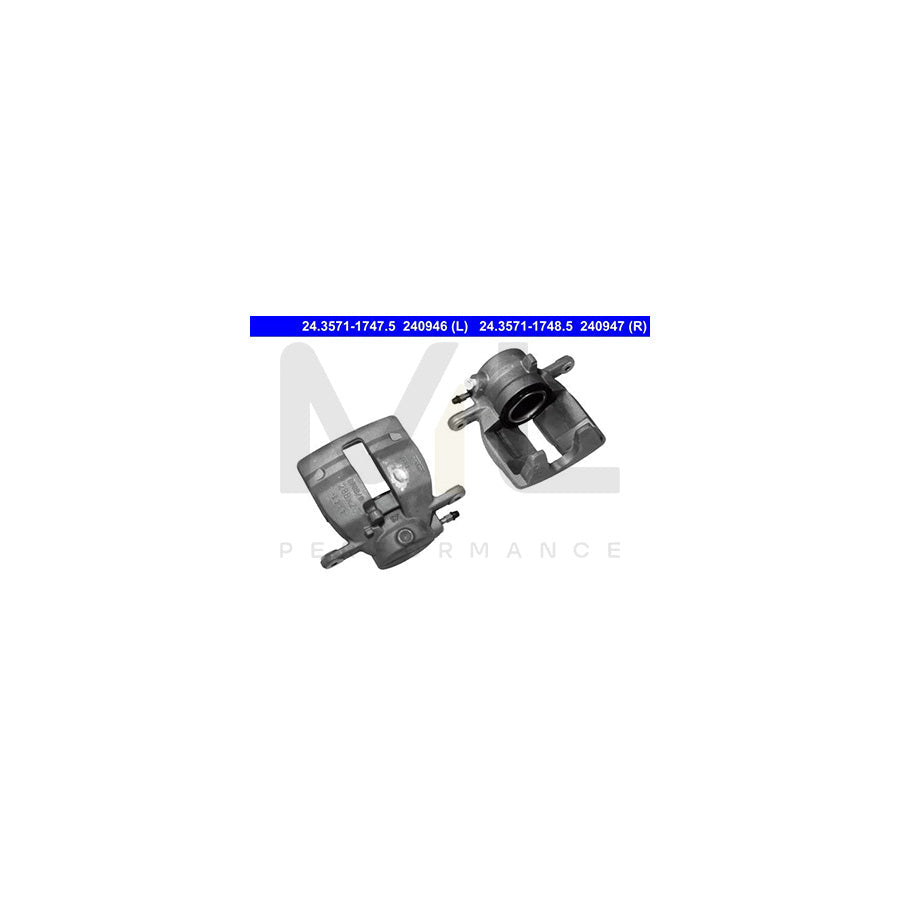 ATE 24.3571-1748.5 Brake Caliper without holder