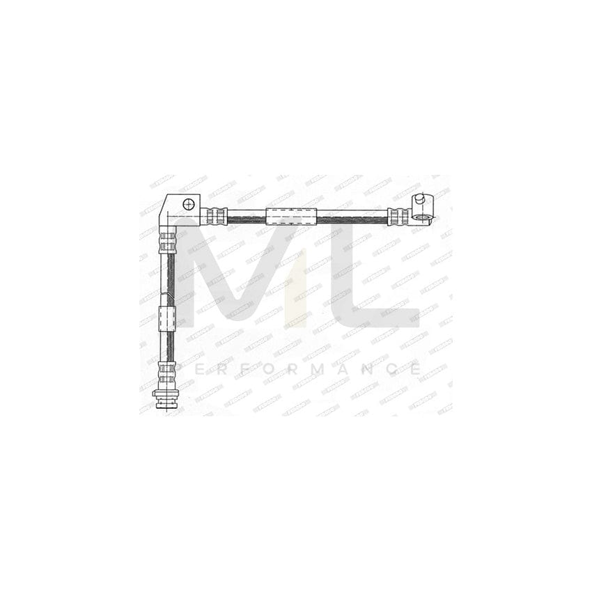 Ferodo FHY3207 Brake Hose for Nissan Primera 208,3Mm, F 10X1