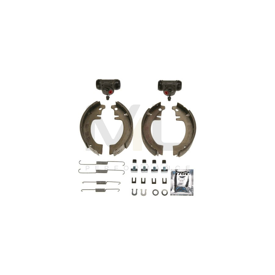 TRW Brake Kit BK1012 Brake Shoe Set with wheel brake cylinder