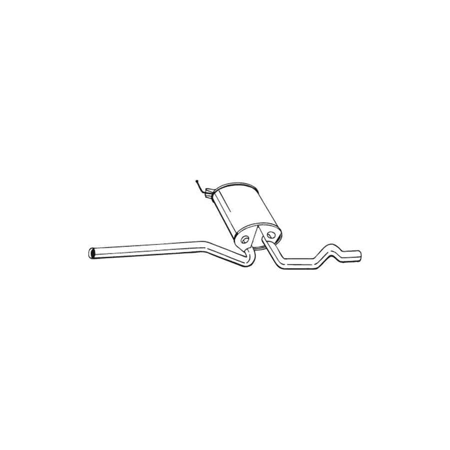 Bosal 282-703 Middle Silencer for VW Passat