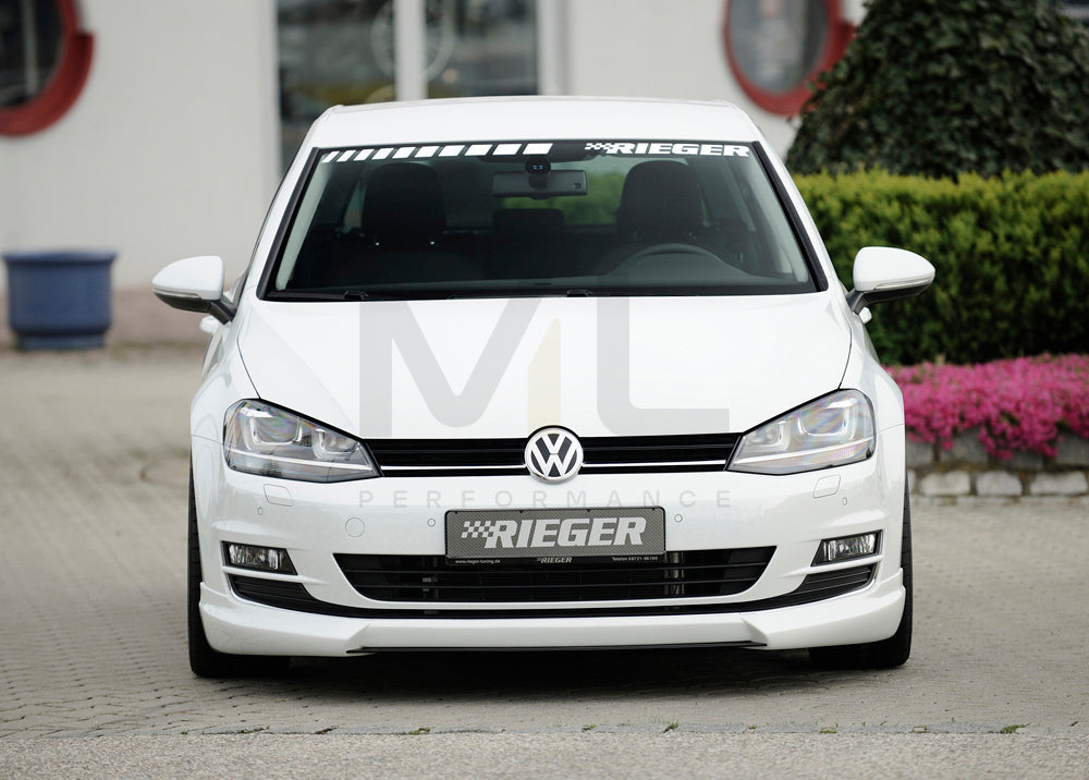 Rieger 00059550 VW Mk7 Golf Front Splitter 4 | ML Performance UK Car Parts
