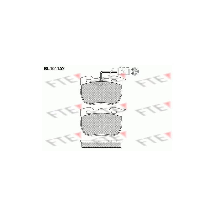 FTE 9010005 Brake Pad Set
