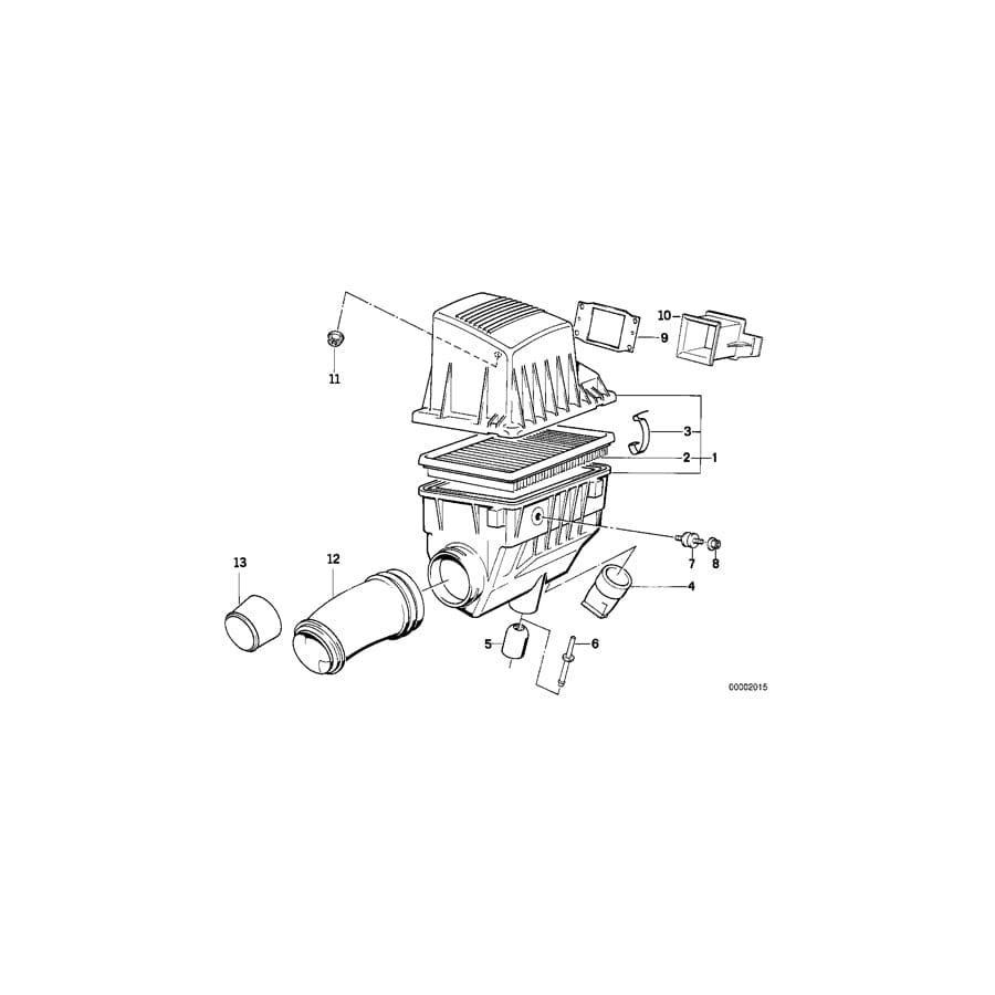 Genuine BMW 13711730279 E34 E32 E36 Zyklon Pre Separator KNECHT (Inc. 730iL, 318i & 318is)