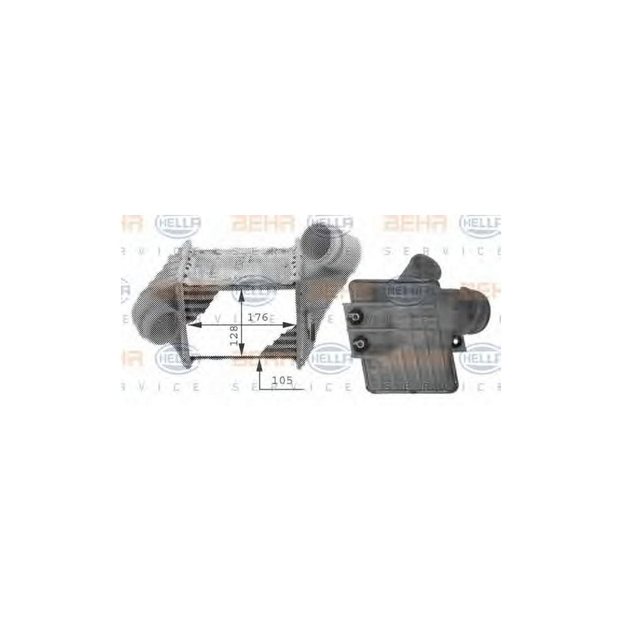 Hella 8ML 376 723-161 Intercooler