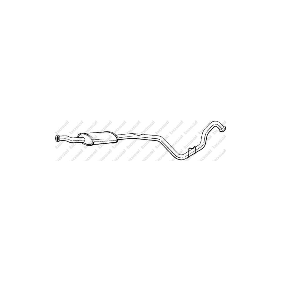 Bosal 283-507 Middle Silencer for Renault Rapid Van (F40, G40)