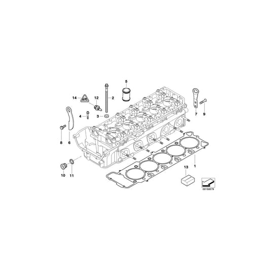 Genuine BMW 11127833620 E64 E60 E61 Shackle (Inc. M5 & M6)