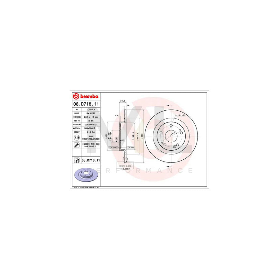 brembo-08-d718-11-brake-disc-for-honda-civic-solid-coated-with-bolts-screws