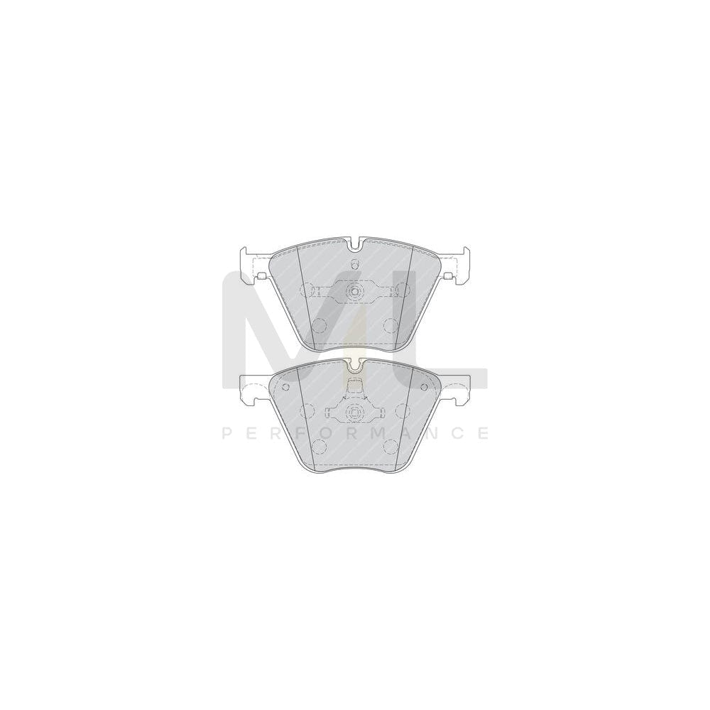 Ferodo Premier FDB4287 Brake Pad Set Prepared for Wear Indicator