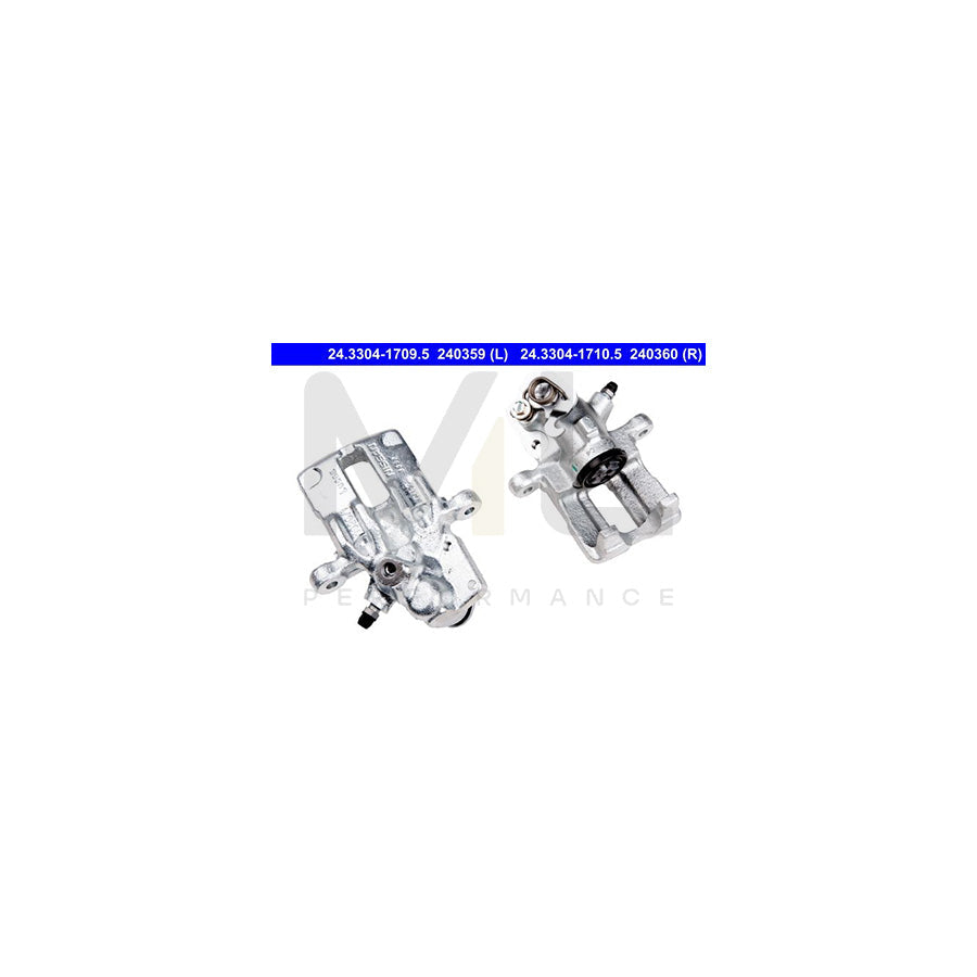 ATE 24.3304-1709.5 Brake Caliper for NISSAN Micra II Hatchback (K11) without holder