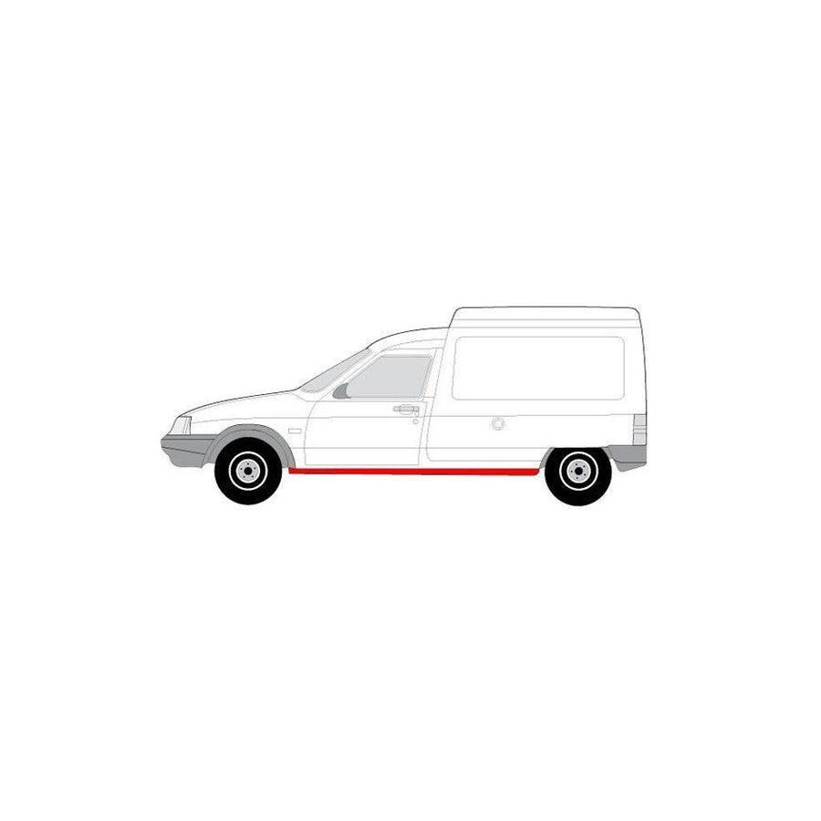 Blic 6015-00-0516015P Rocker Panel for Citroen C15