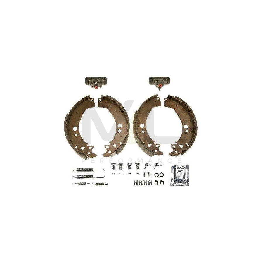 TRW Brake Kit BK1256 Brake Shoe Set for PEUGEOT J9 with wheel brake cylinder